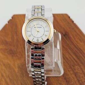 Anne Klein Women's Two Tone Watch Simple Minimalist Bracelet Link Elevated Basic